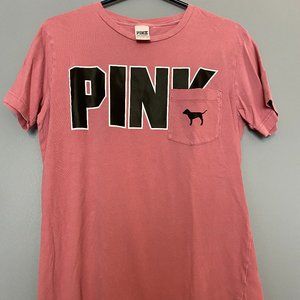VS PINK Campus Short Sleeve Pocket Tee